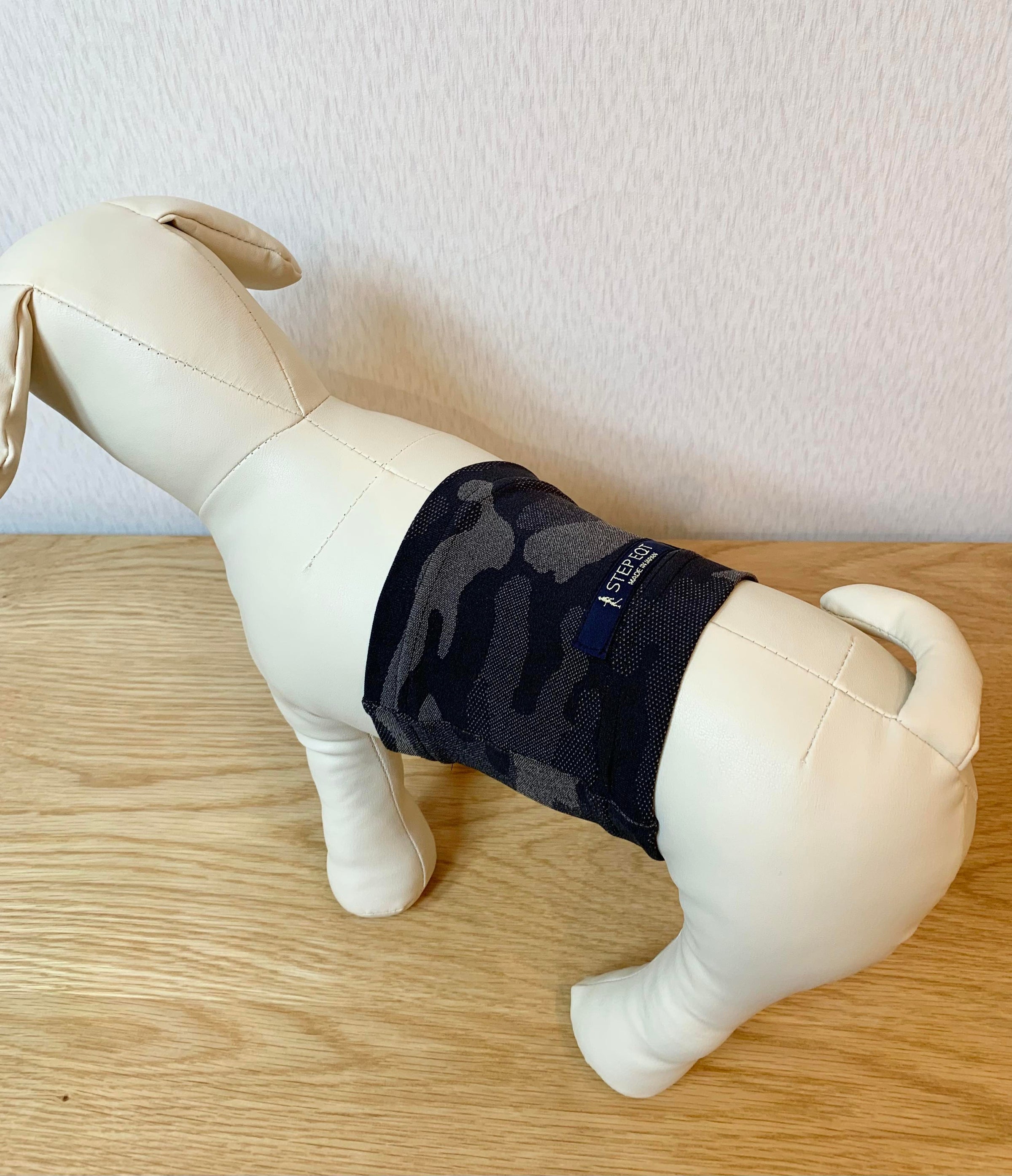 歩けるくんSTEP EQT 超長綿腹巻ボーダー柄ブルーSE-309奇跡の自力歩行