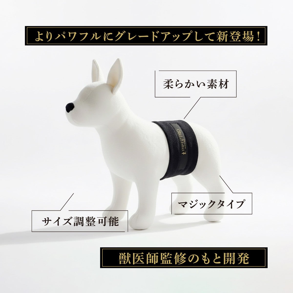 STEP EQT PRO 腰サポーター（ワンちゃん用）SE-310 | 【公式】歩ける
